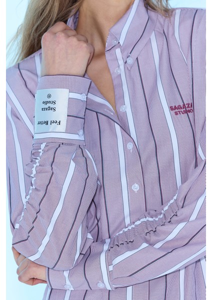 Studio SS6060 Bordo Gömlek modelleri