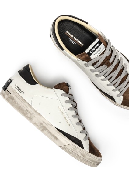 Erkek Sneaker ( Günlük) 11072AA8 Crime London Dıstressed 2.00 White indirimleri