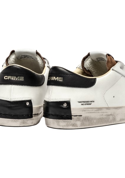 Erkek Sneaker ( Günlük) 11072AA8 Crime London Dıstressed 2.00 White