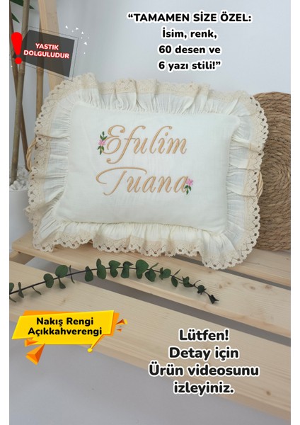 Müslin Yeni Doğan 4katlı Organik %100PAMUK Kişiye Özgü Nakışlı Hastane Çıkış Seti (Papatya Model-6)