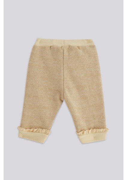 Bg Store Kız Bebek Bej Eşofman Altı modelleri