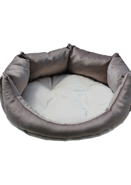 Boncuk Elyaf Dolgulu, Yıkanabilir Kedi Köpek Yatağı