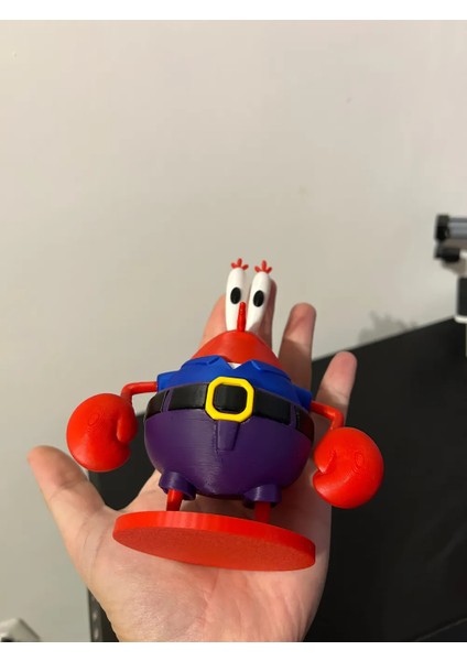 mr. Krab Dekoratif Yengeç Figür – Renkli Masa Üstü Biblo fırsatları