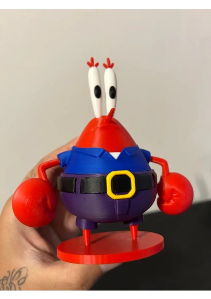 mr. Krab Dekoratif Yengeç Figür – Renkli Masa Üstü Biblo indirimleri