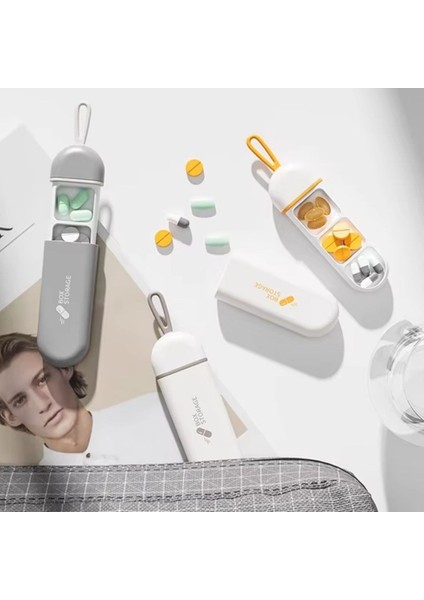 3 Bölmeli Seyahat Tipi İlaç Saklama Kutusu fırsatları