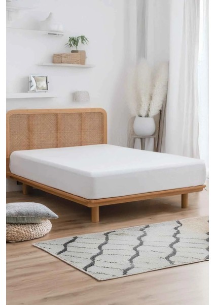 Vona %100 Pamuk Lastikli Çift Kişilik Tek Kişilik Battal Boy Penye Çarşaf