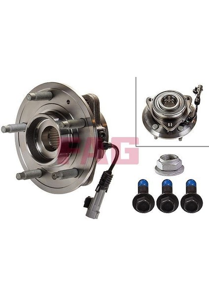 713644890 - Ön Teker Poryası Rulmanlı Kit Chevrolet Captıva 2.0 D 06-12 Abs Li 5 Bijon