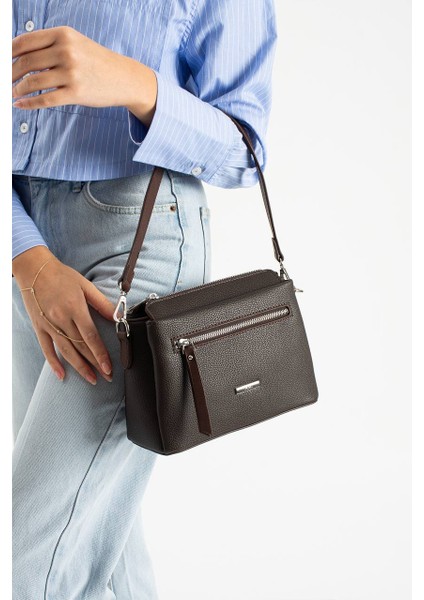 , Çok Gözlü , kahverengi bayan Omuz ve Çapraz Çantası