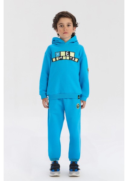 Bg Store Erkek Çocuk Mavi Sweatshirt