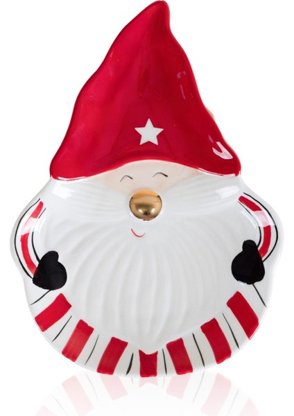 Yılbaşı Servis Tabağı 23X17 cm