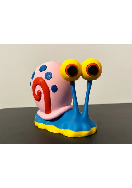 Gary Dekoratif Salyangoz Figür – Renkli Masa Üstü Biblo | Çocuk Odası ve Ev Dekoru Aksesuarı