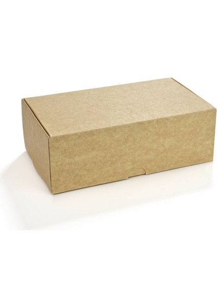 Kurabiye Kutusu Beyaz-Kraft 21 x 12 cm 100 Adet fırsatları