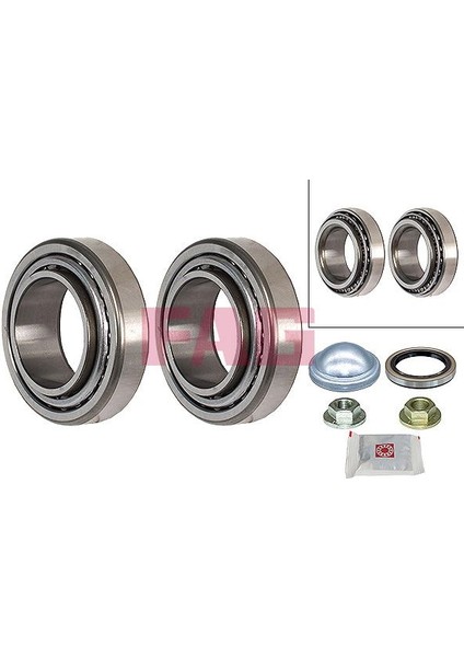 Arka Teker Rulmanı Kit Escort V-Vı 90-99 -Fıesta Iıı 89-97 1.3-1.4-1.6-1.8-1.8i 16V