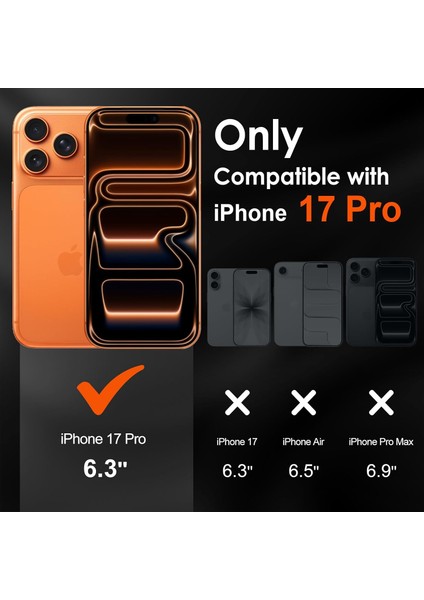 Apple iPhone 17 Pro Uyumlu Kamera Koruma Lens Koruyucu Temperli Cam Tam Çerceveli Lens Koruma Şeffaf Lens fiyatları