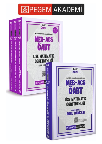 Pegem Akademi 2026 Meb Ags Öabt Lise Matematik Öğretmenliği Konu