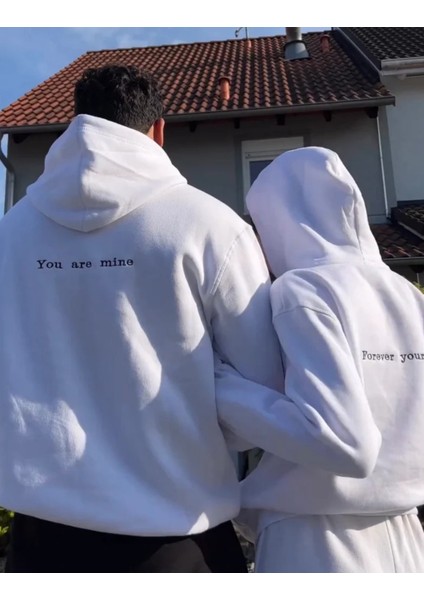 Sevgililer Günü Kalp Detayı Baskılı Couple Çift Kombin Sweatshirt fiyatları