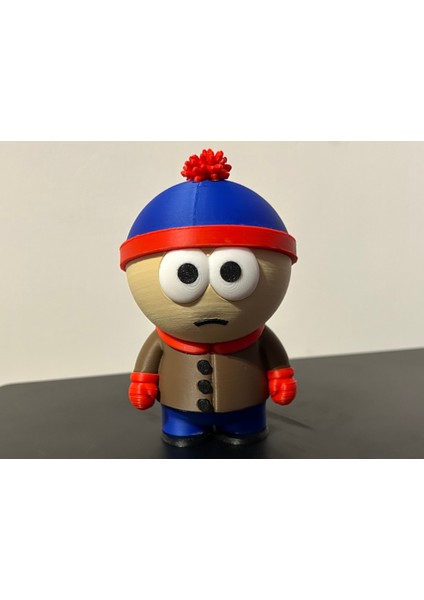 Stan - South Park Kışlık Şapkalı Dekoratif Figür – 3D Baskı Koleksiyon Biblo