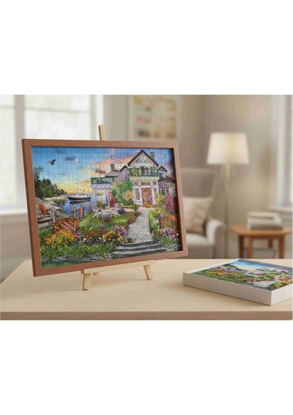 Kıyıdan Kaçış David Maclean Deniz Kenarında Çiçekli Ev 1000 ,500 , 255 , 120 Parça Ahşap (Msf) Puzzle Yapboz fiyatları