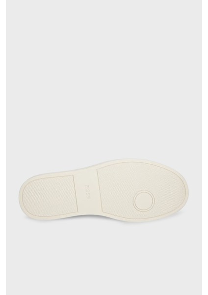 Logolu Deri Sneaker Ayakkabı Erkek Ayakkabı 50552853 402 indirimleri