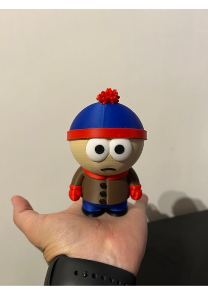 Stan - South Park Kışlık Şapkalı Dekoratif Figür – 3D Baskı Koleksiyon Biblo modelleri