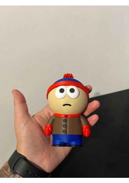 Stan - South Park Kışlık Şapkalı Dekoratif Figür – 3D Baskı Koleksiyon Biblo fırsatları