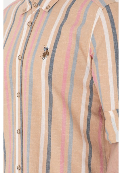 Erkek Kavun Gömlek Desenli 50299588-VR202