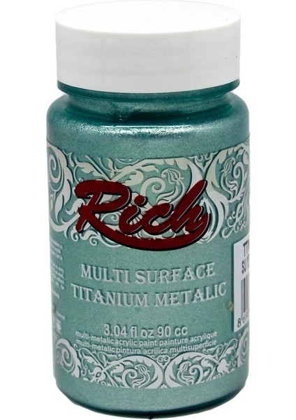 Multi Surface Titanium Metalik Boya 90 Cc. 2550 Su Yeşili