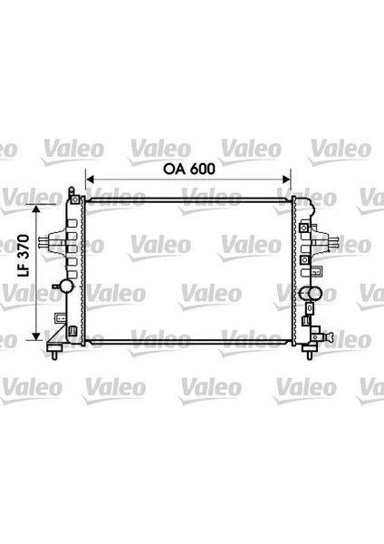 734382 - Radyatör Astra H- Zafıra 1.6-1.8 Ac Klimasız Mek 600×368X18