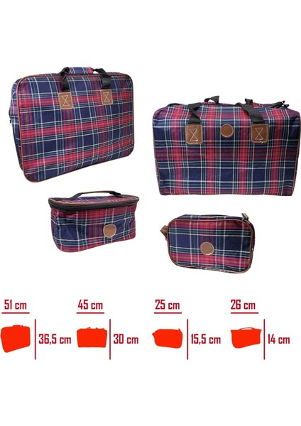 Seyahat Çantası Bavul Seti 4 Adetli Çanta Seti Su Geçirmez fırsatları