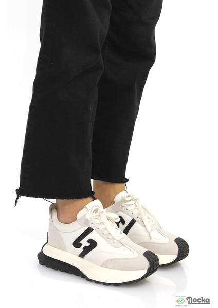 Lufıan Kadın Hakiki Deri Kalın Taban Mevsimlik Sneaker Spor Ayakkabı L5ZY/S30032