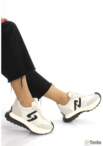 Lufıan Kadın Hakiki Deri Kalın Taban Mevsimlik Sneaker Spor Ayakkabı L5ZY/S30032 indirimleri