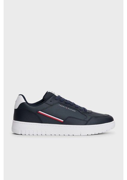 Logolu Deri Sneaker Ayakkabı Erkek Ayakkabı FM0FM05631 Dw5