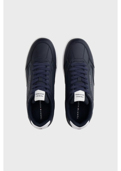Logolu Deri Sneaker Ayakkabı Erkek Ayakkabı FM0FM05631 Dw5 fırsatları