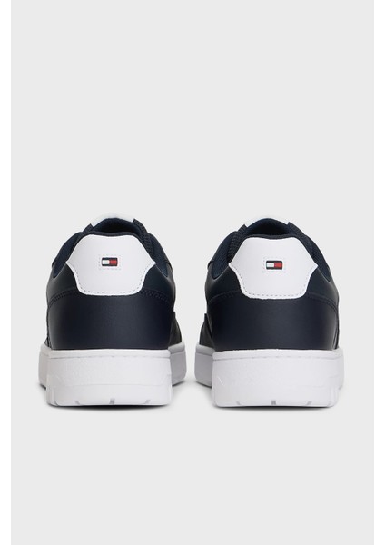 Logolu Deri Sneaker Ayakkabı Erkek Ayakkabı FM0FM05631 Dw5 indirimleri