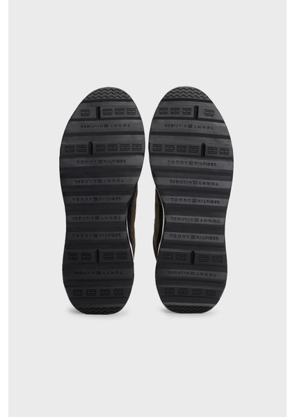 Logolu Deri Sneaker Ayakkabı Erkek Ayakkabı FM0FM05631 Dw5