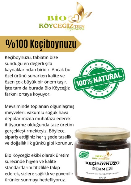 Keçiboynuzu Pekmezi 300 gr fiyatları