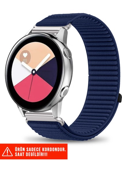 Samsung Galaxy Watch Active / Galaxy Watch Active 2 40 44MM Uyumlu Spor Cırtlı Kordon 20MM
