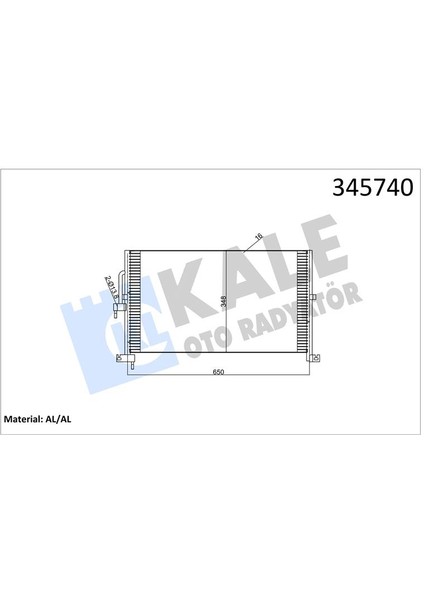 Klıma Radyatoru Yb - Xb Aj-V6 X-Type I X400 2002>2009