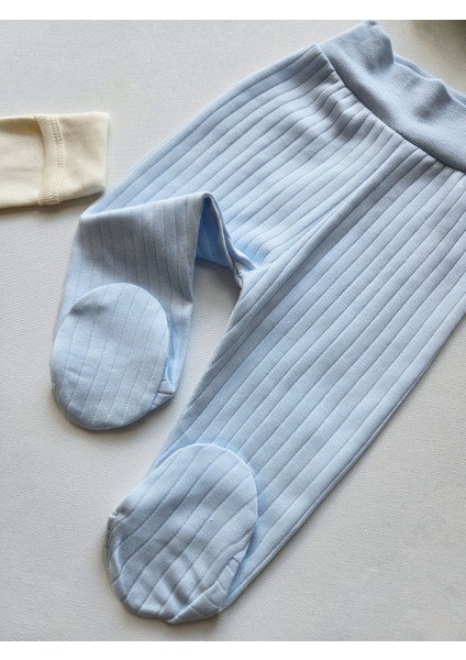 %100 Pamuklu 0-3 Ay Yenidoğan Bebek Hastane Çıkışı 3lü Set fırsatları