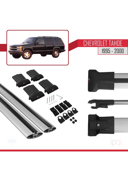 Chevrolet Tahoe 1995-2000 Arası ile Uyumlu Fly Model Ara Atkı Tavan Barı Gri 2 Adet indirimleri