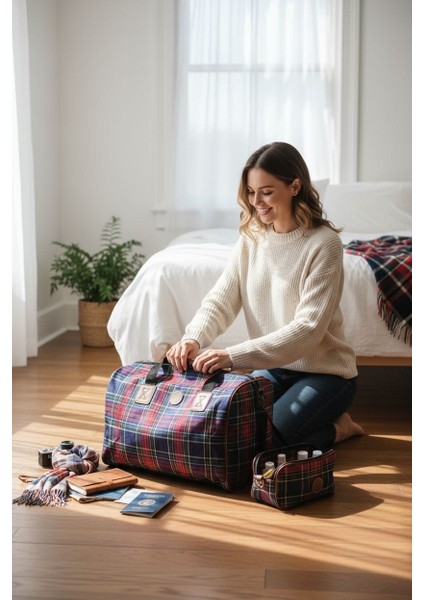 Bavul Seyahat Seti 4 Lü Set Bez fiyatları