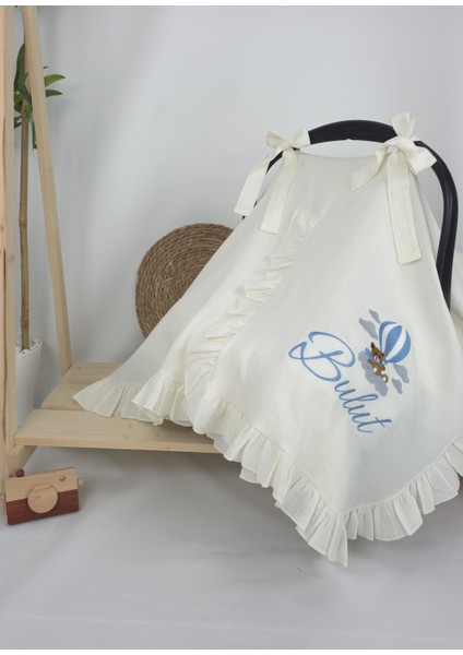 Müslin Yeni Doğan 4katlı Organik %100PAMUK Kişiye Özgü Nakışlı Hastane Çıkış Seti (Ayıcık Model-3) fiyatları