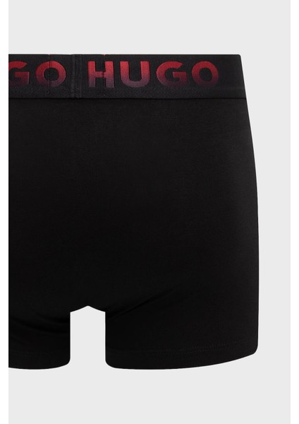 Streç Pamuklu Logolu 3 Pack Boxer Erkek Boxer 50549172 001