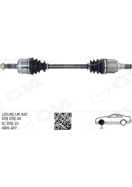 Komple Aks Ön Sol Hyundaı I10 Pa 1.1i 12V mt Abslı 08-13