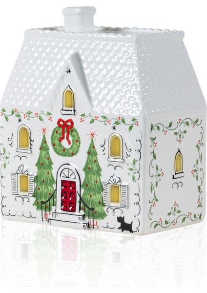 Dekoratif LED Işıklı Yılbaşı Evi 14X9X17 cm