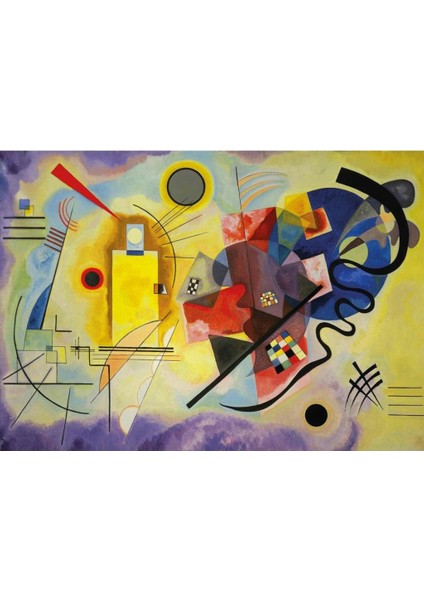 22033 Yellow Red Blue 1500 Parça Puzzle -Ks Puzzle fiyatları