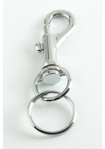 Ds-Derin Gemici Kancalı Metal Anahtarlık Orta-Gümüş Rengi fiyatları