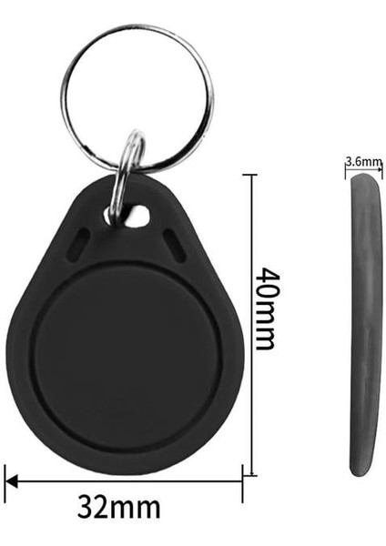 Powermaster ST-07792 Nfc Rfıd 13.56MHZ Göster Geç Boncuk Personel Kilit Anahtar (Keyfop-Tag Proximity) fiyatları