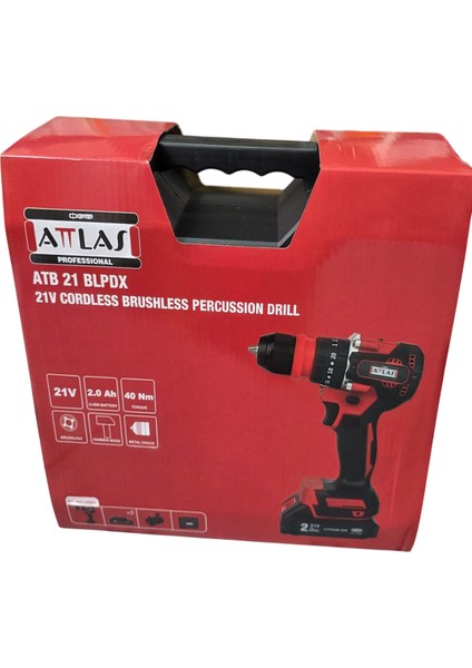 ATB21 BLPDX-202C Akülü Kömürsüz Darbeli Matkap 2.0AH A0104098 modelleri