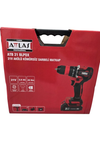 ATB21 BLPDX-202C Akülü Kömürsüz Darbeli Matkap 2.0AH A0104098 indirimleri